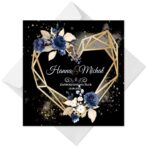 Zaproszenia ślubne czarne - Ariana4 - 10wzorów - obrazek 14