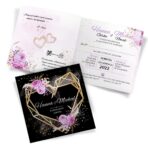 Zaproszenia ślubne czarne - Ariana4 - 10wzorów - obrazek 10