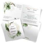 Zaproszenia ślubne - JUNGLE - 16wzorów - obrazek 11