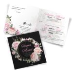 Zaproszenia ślubne czarne - Karmen - 12 wzorów - obrazek 2