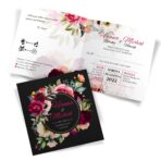 Zaproszenia ślubne czarne - Karmen - 12 wzorów - obrazek 4