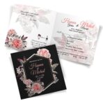 Zaproszenia ślubne czarne - Karmen - 12 wzorów - obrazek 5