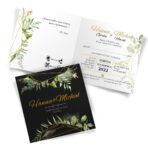 Zaproszenia ślubne czarne - Karmen - 12 wzorów - obrazek 8