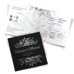 Zaproszenia ślubne czarne - Karmen - 12 wzorów - obrazek 10