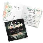 Zaproszenia ślubne czarne - Karmen - 12 wzorów - obrazek 11