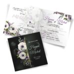 Zaproszenia ślubne czarne - Karmen - 12 wzorów - obrazek 13