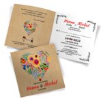 Zaproszenia ślubne - Malowane serca - 8 wzorów - obrazek 5