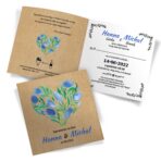 Zaproszenia ślubne - Malowane serca - 8 wzorów - obrazek 6