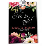 Zawieszki prostokątne 10 szt. ciemne - 57wzorów - obrazek 3