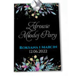 Zawieszki prostokątne 10 szt. ciemne - 57wzorów - obrazek 7