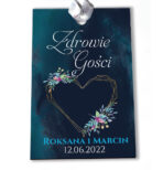 Zawieszki prostokątne 10 szt. ciemne - 57wzorów - obrazek 10