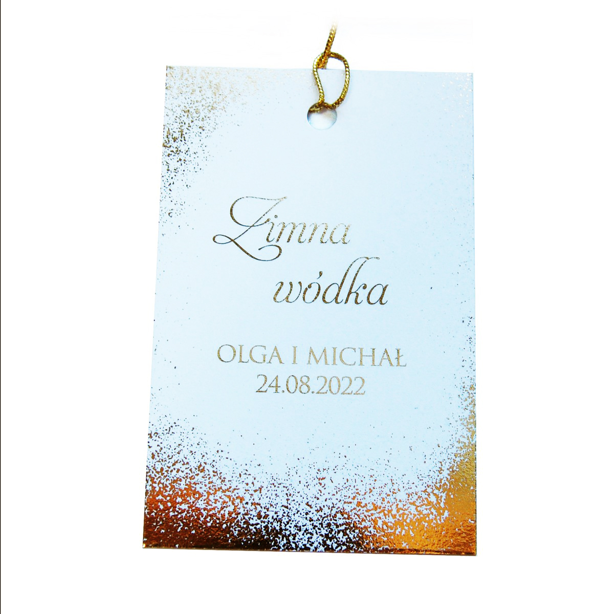 Zawieszki złocone - Kropki - 12wzorów 10szt