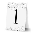 Numerki na stół złocone Ofelia3 7szt. 29 wzorów - obrazek 3