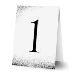 Numerki na stół złocone Ofelia3 7szt. 29 wzorów - obrazek 2