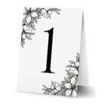 Numerki na stół złocone Ofelia3 7szt. 29 wzorów - obrazek 7