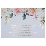 Blankiet złocone liście Elza9 8 szt.