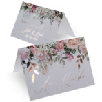 Winietki złocone liście z różami Elza8