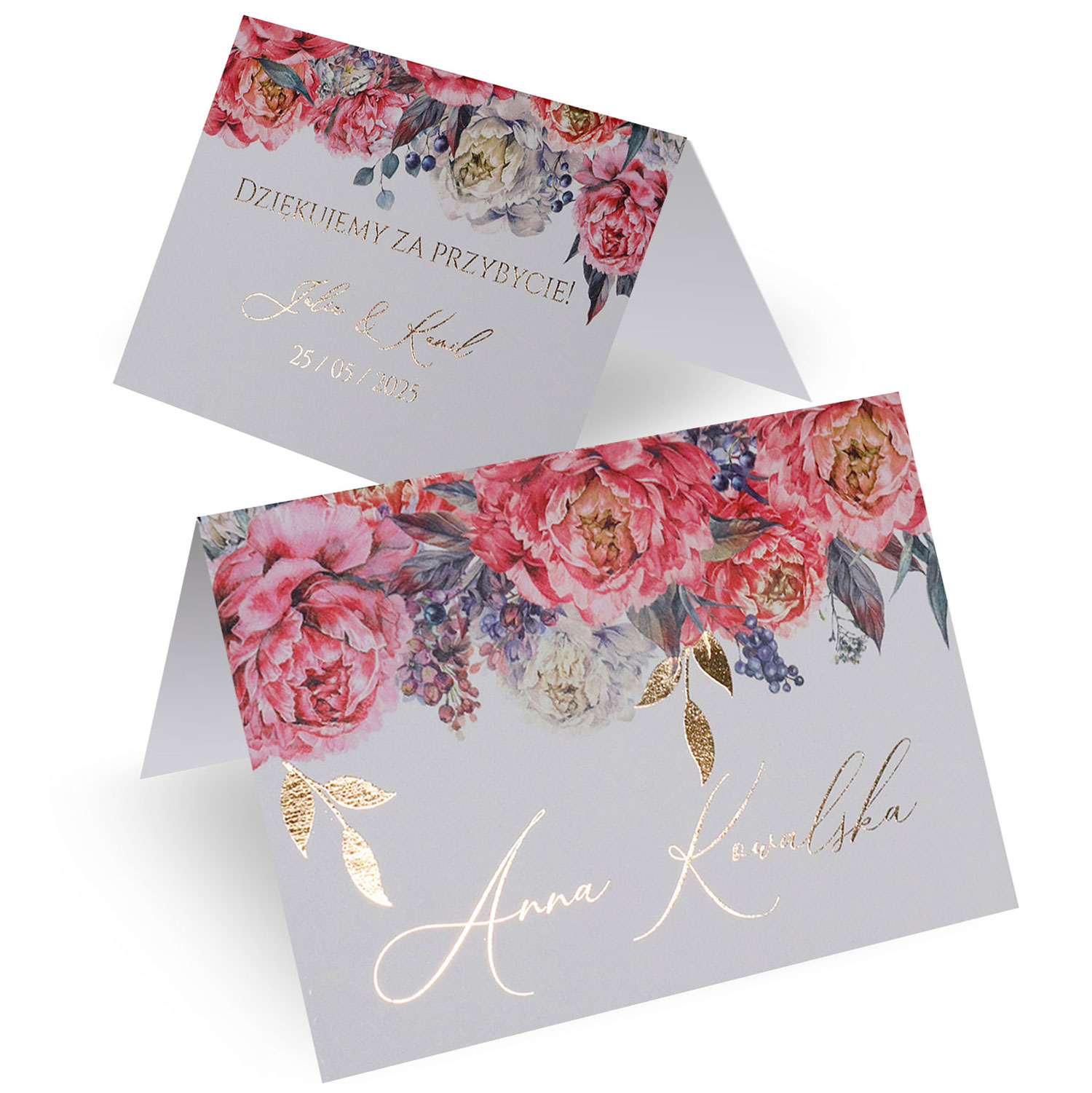 WINIETKI_wzór-5-_WIZ Winietki złocone liście Elza6 - obrazek 1