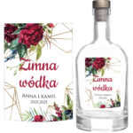 Naklejki na wódkę weselną