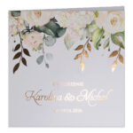 Zaproszenia Ślubne złocone - Elza10