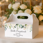 naklejki na pudełka na ciasto weselne