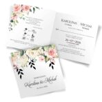 Zaproszenia Ślubne złocone - Elza9 - obrazek 2