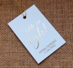 Zawieszki złocone Teksty - 20 szt. - obrazek 4