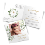 zaproszenia na chrzest ze zdjęciem