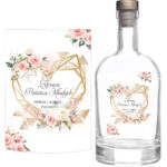 Naklejki na wódkę weselną