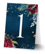 Numerki na stół Megan 8 wzorów 7 szt. - obrazek 5