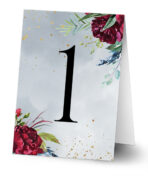 Numerki na stół Megan 8 wzorów 7 szt. - obrazek 6