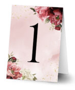 Numerki na stół Megan 8 wzorów 7 szt. - obrazek 12