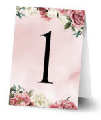 Numerki na stół Megan 8 wzorów 7 szt. - obrazek 14