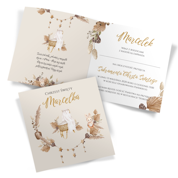 zaproszenia na chrzest