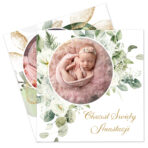 Zaproszenia na Chrzest - Eukaliptus