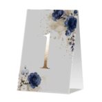 Numerki na stół Ariana złocone serca 7 szt. - 6 wzorów - obrazek 4