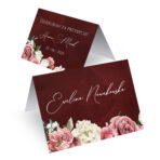 Winietki na stół ślubne wysokie Megan 8 wzorów - obrazek 3