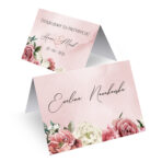 Winietki na stół ślubne wysokie Megan 8 wzorów - obrazek 4