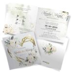 Zaproszenia Ślubne złocone - Ariana Zło - 6 wzorów - obrazek 3