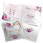 Zaproszenia Ślubne złocone - Ariana Zło - 6 wzorów - obrazek 6