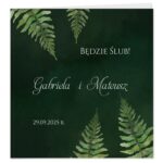 Zaproszenia ślubne - Liwia - 4 wzory