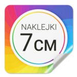 Naklejki Własny Projekt Kwadrat 20szt 70mm