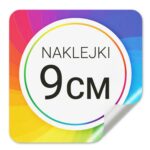 Naklejki Własny Projekt Kwadrat 12szt 90mm