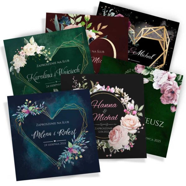 zaproszenia ślubne