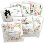 Próbki Zaproszenia Ślubne Mix Jasne 6szt
