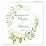 Zaproszenia ślubne - Ariela2 - 6wzorów