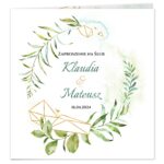 Zaproszenia ślubne - Ariela2 - 6wzorów