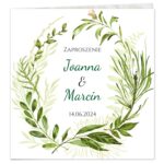 Zaproszenia ślubne - Emma - 14wzorów