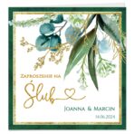 Zaproszenia ślubne - Kornelia3 - 10wzorów