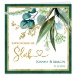 Zaproszenia ślubne - Kornelia3 - 10wzorów